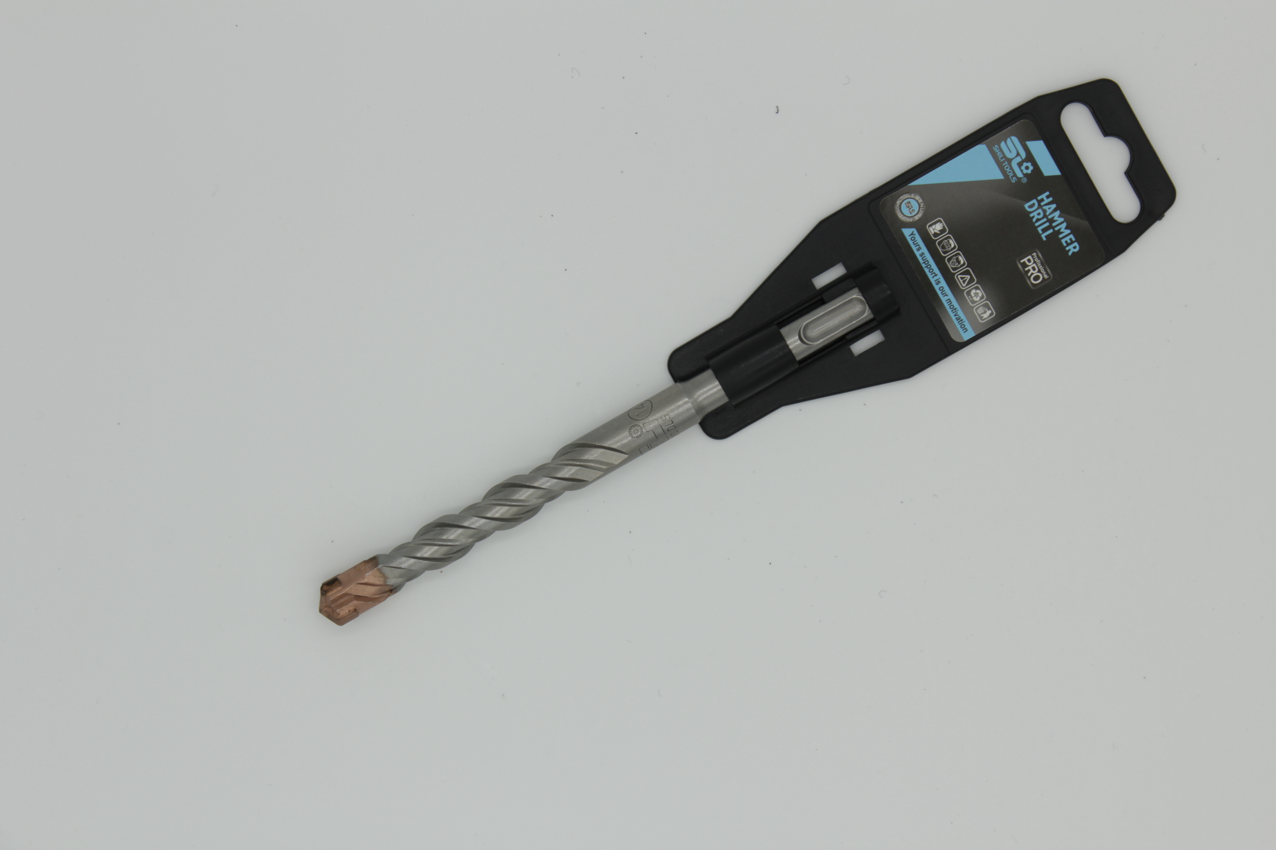 Shili Tools round handle four-hole single and double groove electric hammer drill bits, straight cross alloy drill bits detail image 6