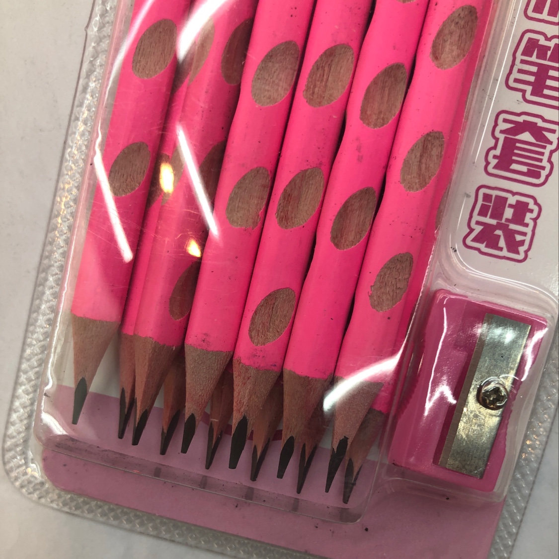 Bo Stationery Manufacturers Direct Wholesale Cave Pencil With Sharpener 12 Suction Card Pack Specification drawing