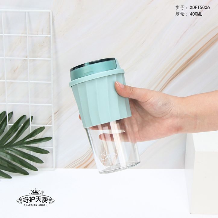 Yiwu quality products: Simple home mugs, creative romantic time coffee cups, and household drinking glass cups