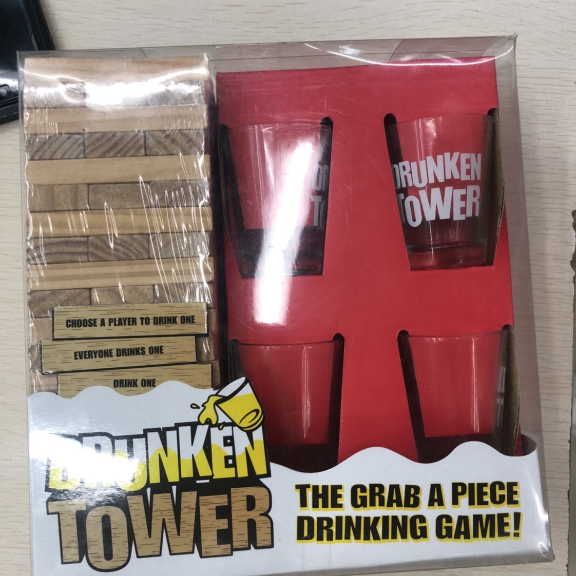 桌面积木酒杯游戏 酒桌游戏产品产品图