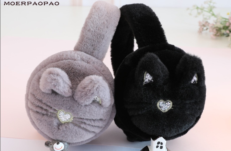 仿兔毛耳罩细节图