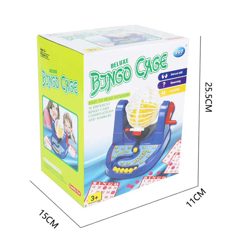Bingo machine Lottery machine simulation lottery machine games Children's puzzle tabletop toy gift