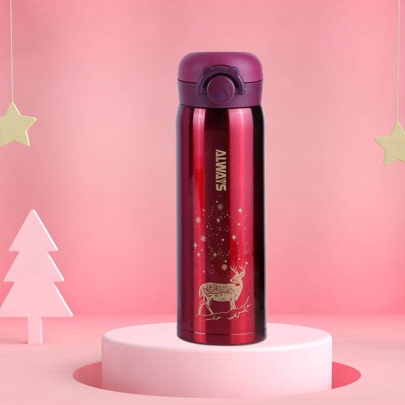 Yiwu Quality Goods AL6856 Insulated Cup, portable for men and women, high-end and simple for students, outdoor tea brewing stainless steel water bottle