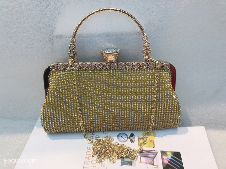 2020晚装包晚宴包钻石手提可斜跨包细节图