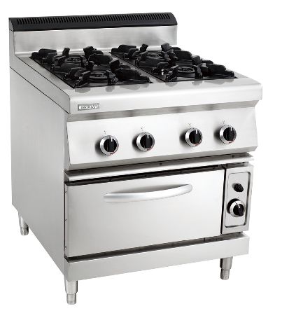 Four-head gas cooker with gas oven sand boiler gas stove four-eye gas stove fire stove