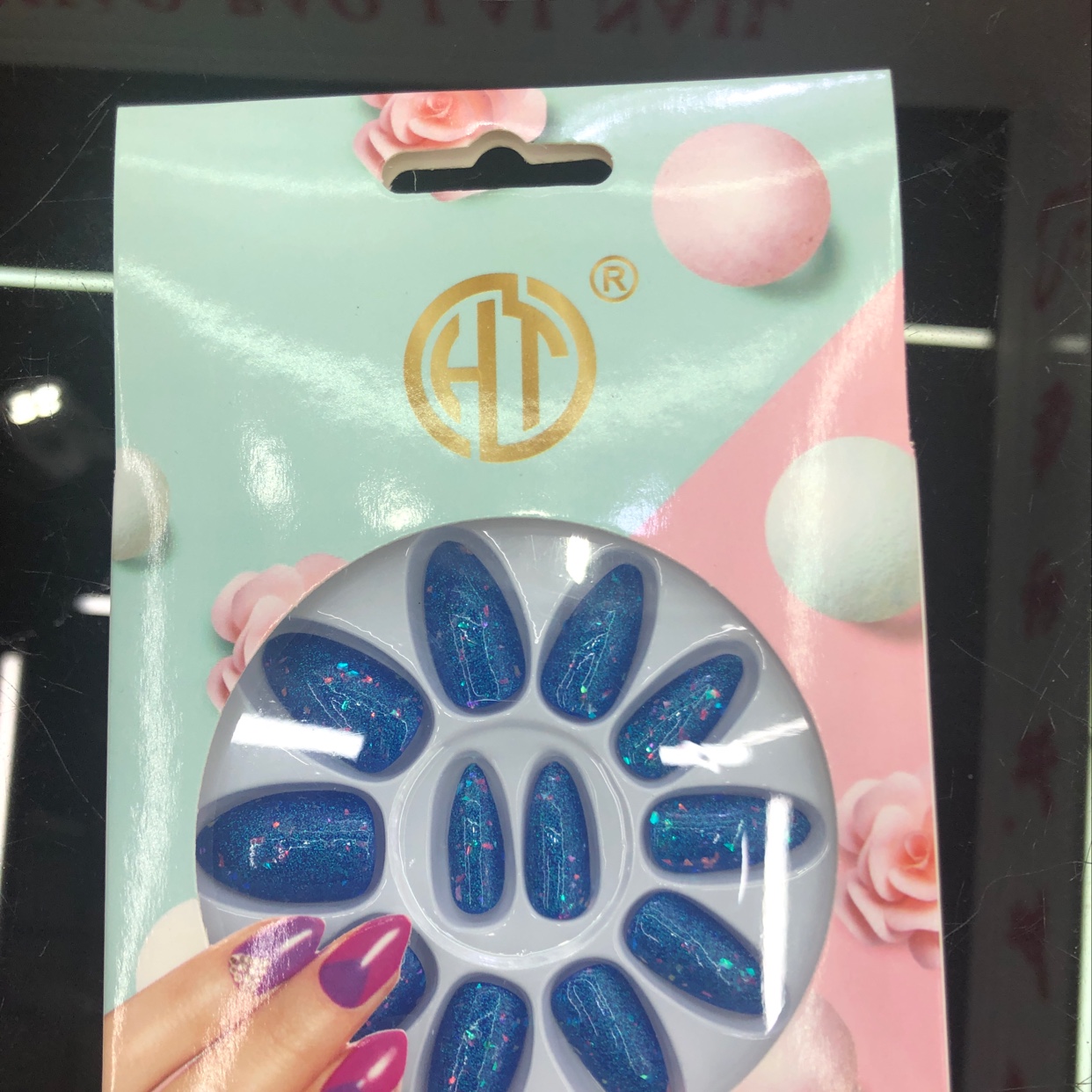 假指甲美甲指甲贴片成品可拆卸穿戴美甲反复女可摘可戴假指甲