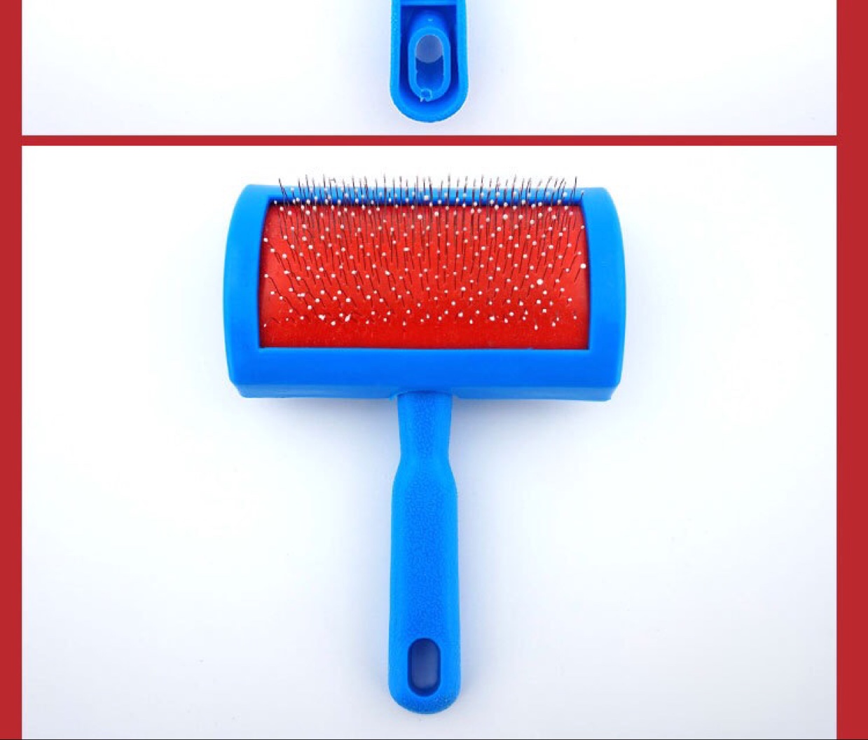Fengpei manufacturers supply T fur brush pet with steel needle comb fur brush trumpet undefined