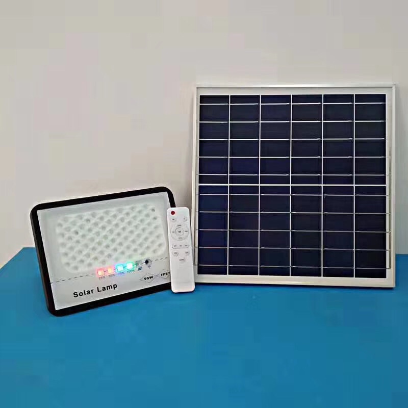 User real shot shows solar floodlight effect