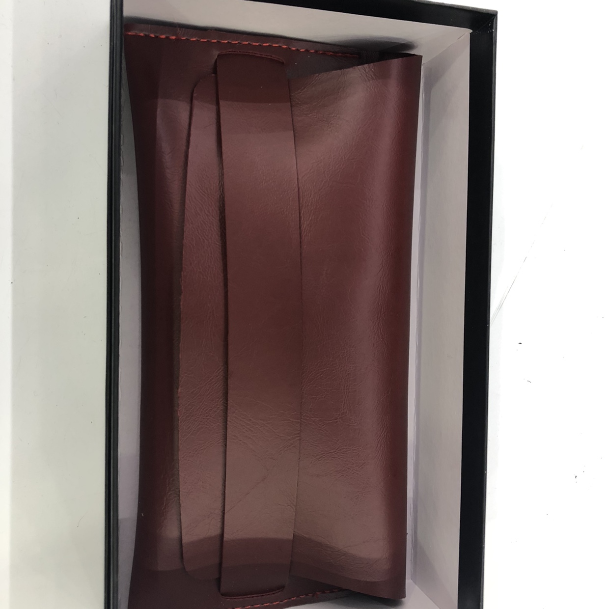 High-end leather sunglasses bag, portable