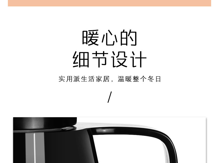 Yiwu Quality AL50505 Insulated water kettle, household insulated water kettle, warm glass inner liner, hot water bottle, coffee pot detail image 7