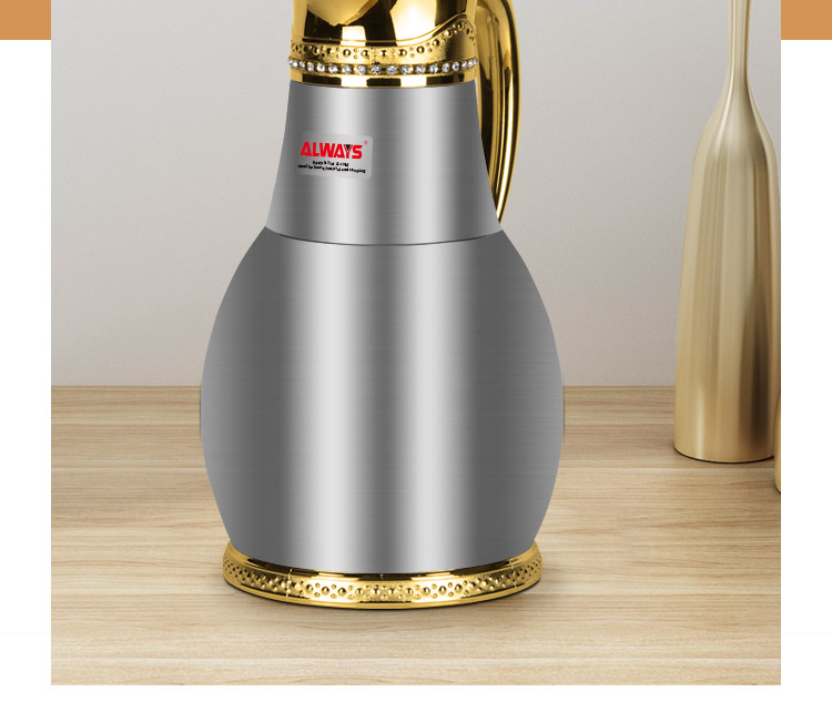 Yiwu quality household stainless steel shell insulated coffee POTS, insulated kettles, thermos kettles detail image 7