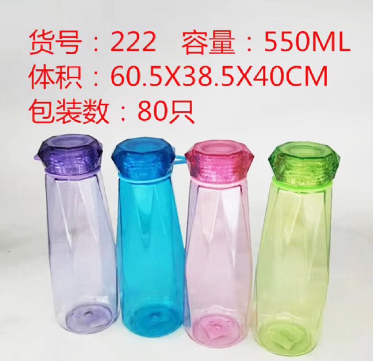 Plastic Water Cup Sports Portable Water Bottle For Children 500Ml Item Picture