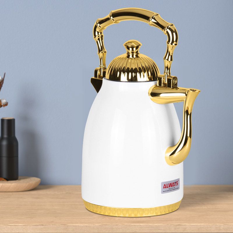 保温瓶欧式不锈钢外壳暖水壶咖啡壶保温壶开水瓶热水壶图