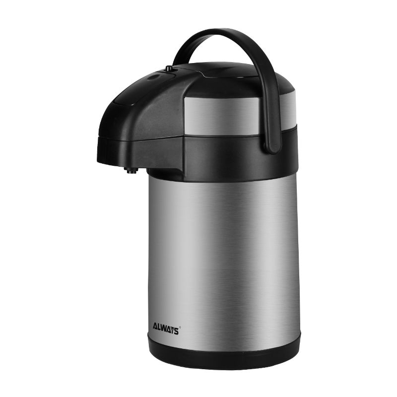 ALWAYS thermos, pressure thermos, household large-capacity stainless steel thermos, press-type thermos water bottle details Picture