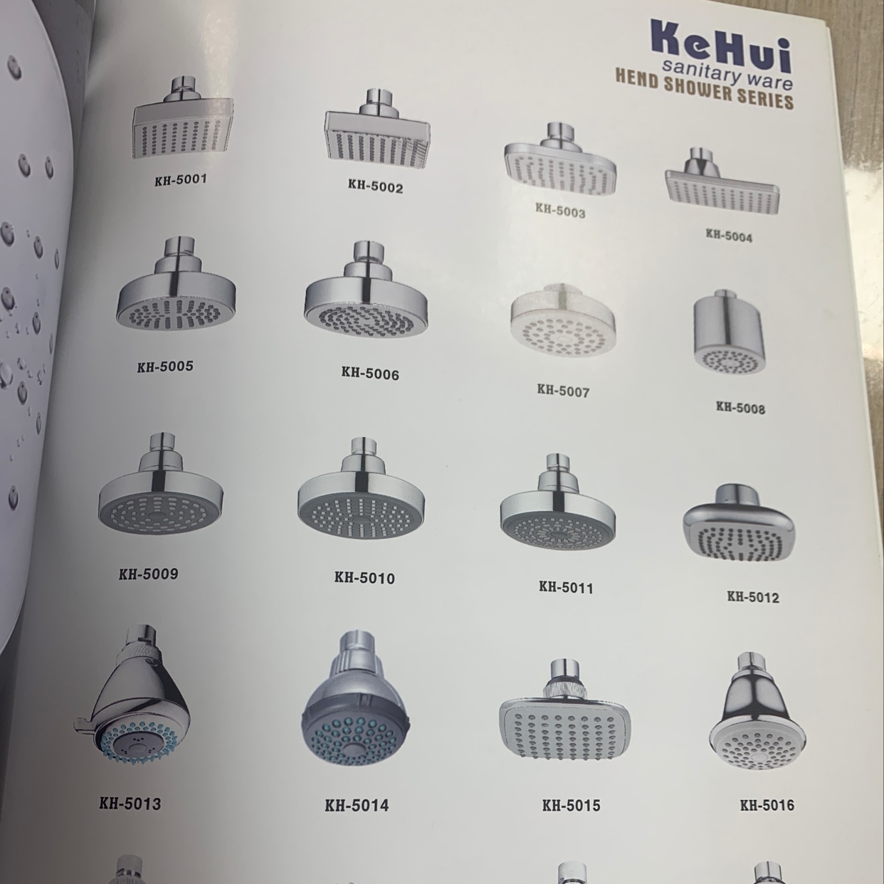 Shower head set Specification image