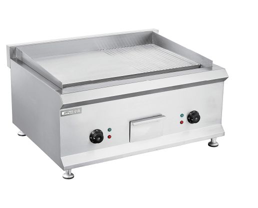 922 electric half flat half pit furnace shredded cake machine roast cold noodle griddle grill