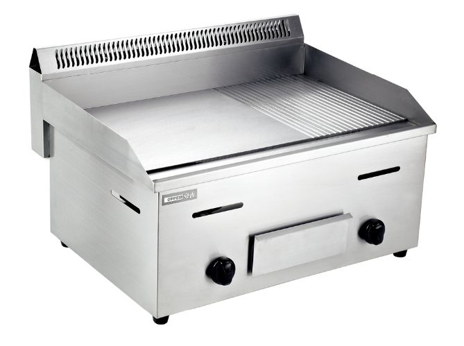 Shredded cake machine roast cold noodle steaks in 722 semi-flat and semi-pit furnace griddle grill