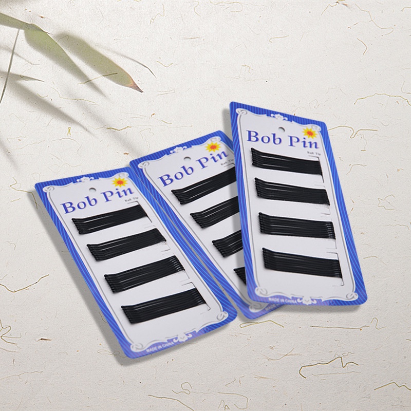 蓝卡一字夹盘发美发专用细节图