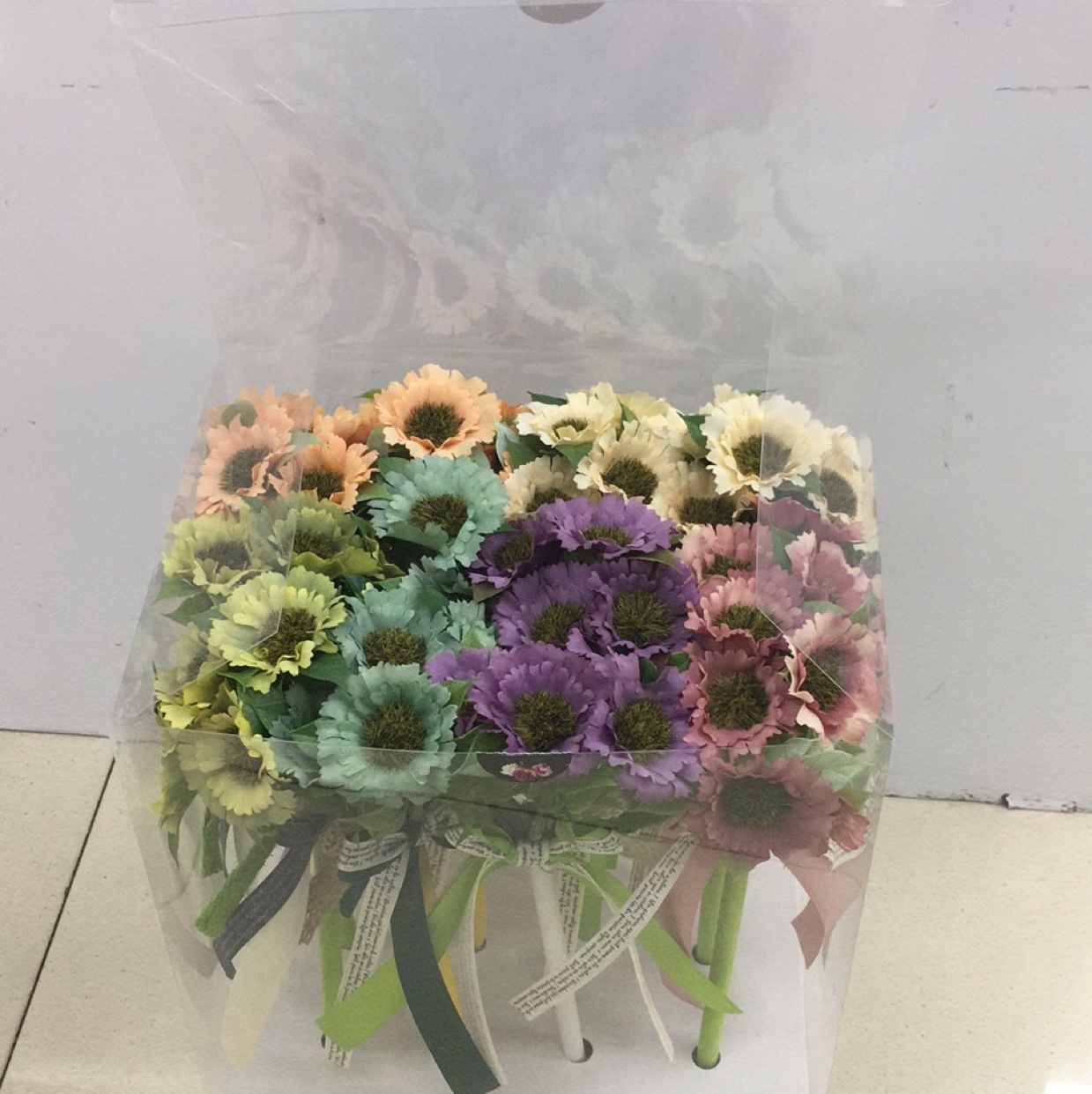 工艺笔🌹花盆笔仿真花盘笔蓝色白色红色紫色