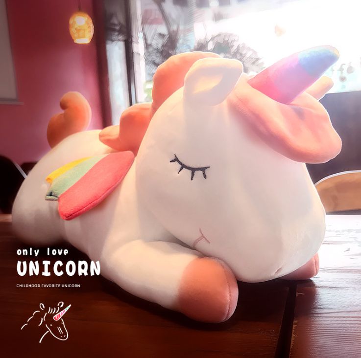 Yiwu good goods ins red plush toy creative doll cute unicorn doll day gift pillow thumbnail