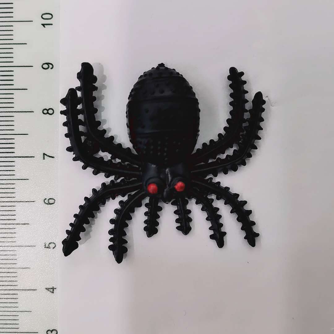 外贸跨境牙齿蜘蛛4.3 *4仿真玩具