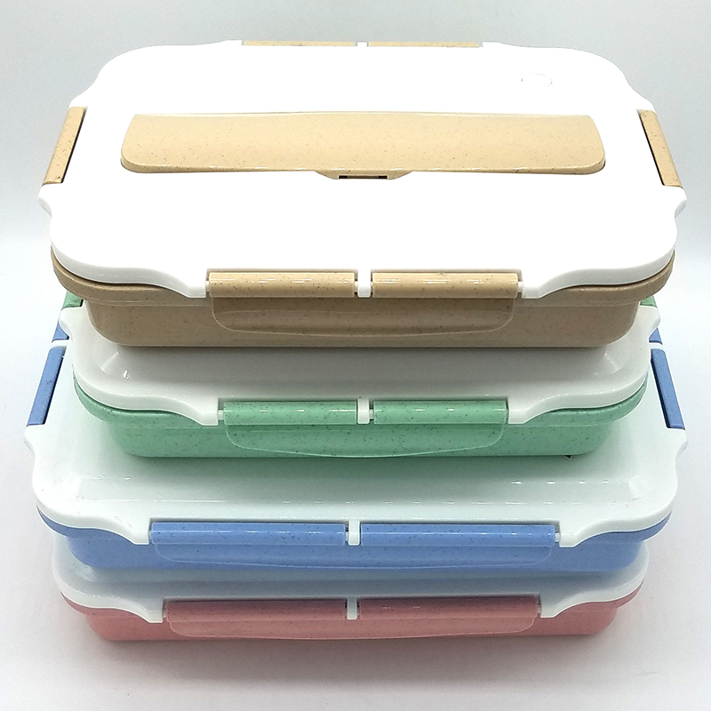 不锈钢饭盒304儿童餐盘密封分格午餐便当盒保温饭盒详情图1