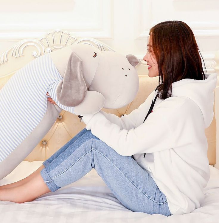 Yiwu good soft soft dog pillow new exquisite gift birthday gift girl plush toy doll