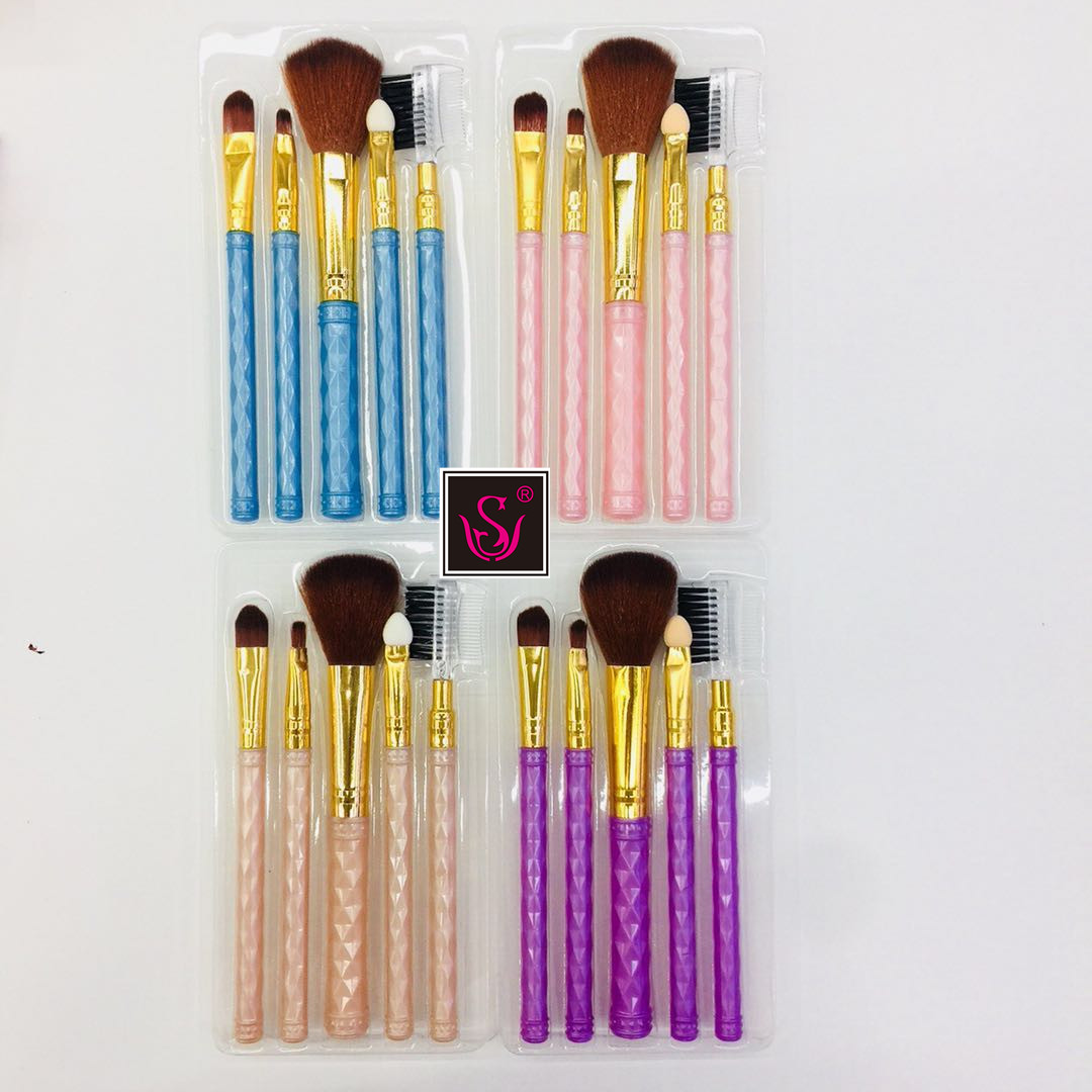 Factory direct sales of Shenglian Ball 5-set boxed makeup brushes, blush brushes, eyeshadow brushes, makeup brushes and beauty tools detail image 2