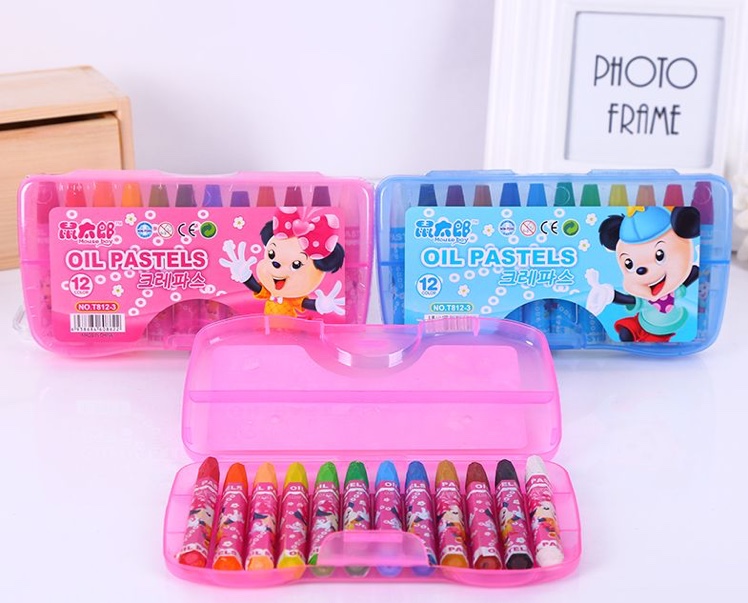Oil painting stick in 12 color plastic box thumbnail
