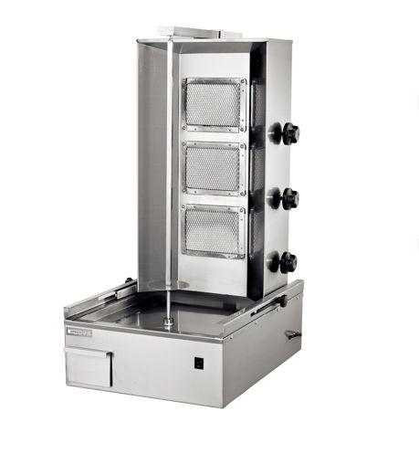 Three head Middle Eastern gas shawarma oven roast Pigeon oven