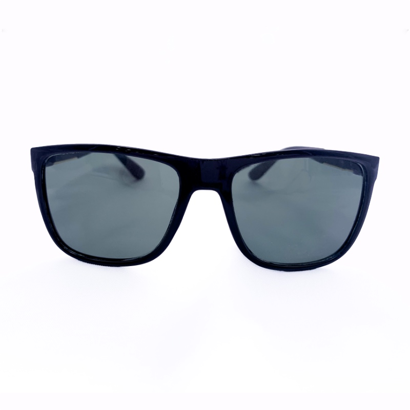 Glass sunglasses, bright black sunglasses, available in multiple colors detail image 1