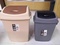 家用翻盖式垃圾桶旋转压盖客厅厨房卧室卫生间垃圾桶图