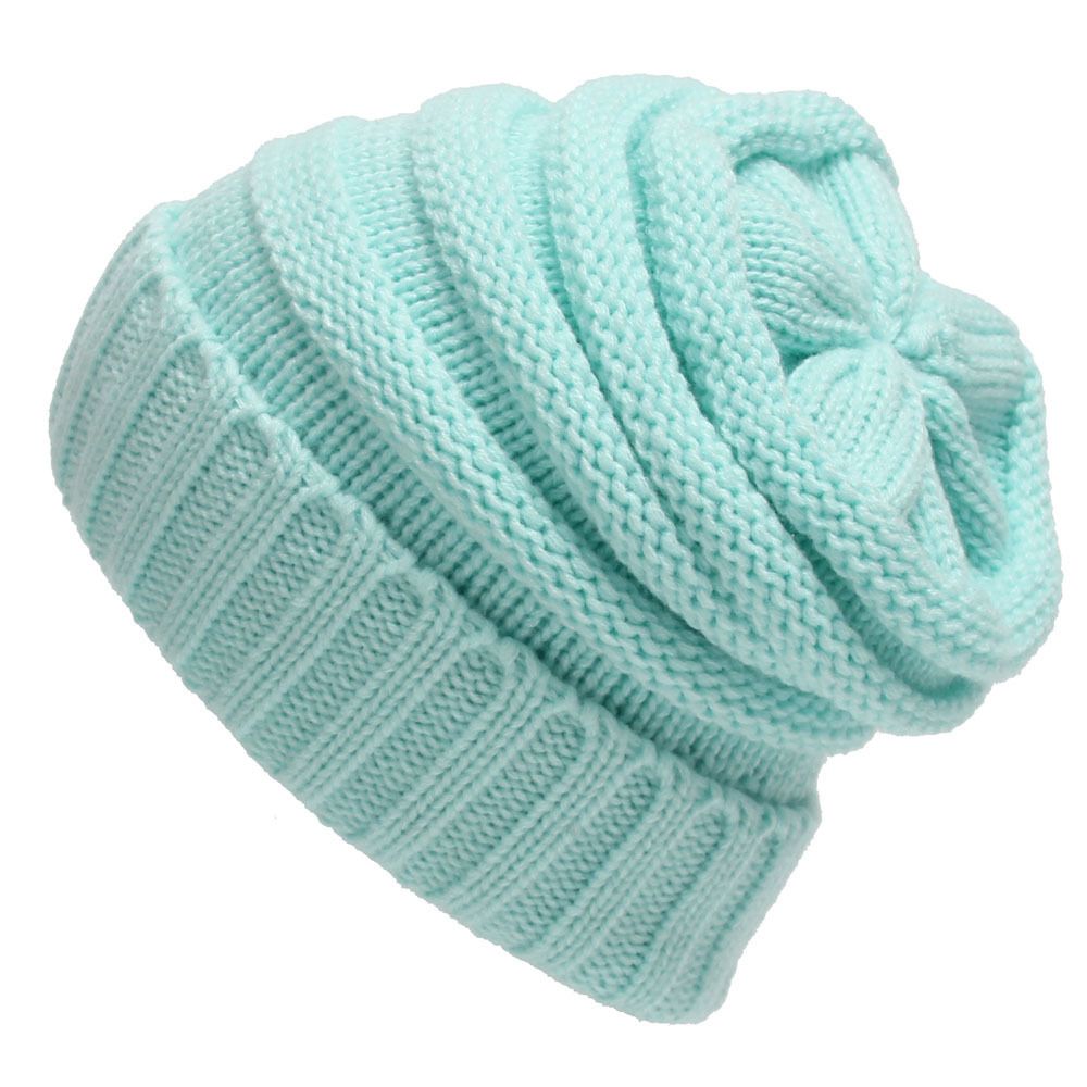 Europe and the United States autumn winter wool hat fashion versatile knit hat for women thumbnail