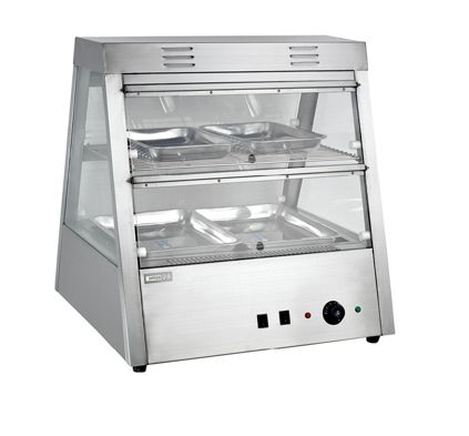 2X2 thermal display cabinet Cooked food Heating incubator Egg tart Hamburger cooked food display cabinet