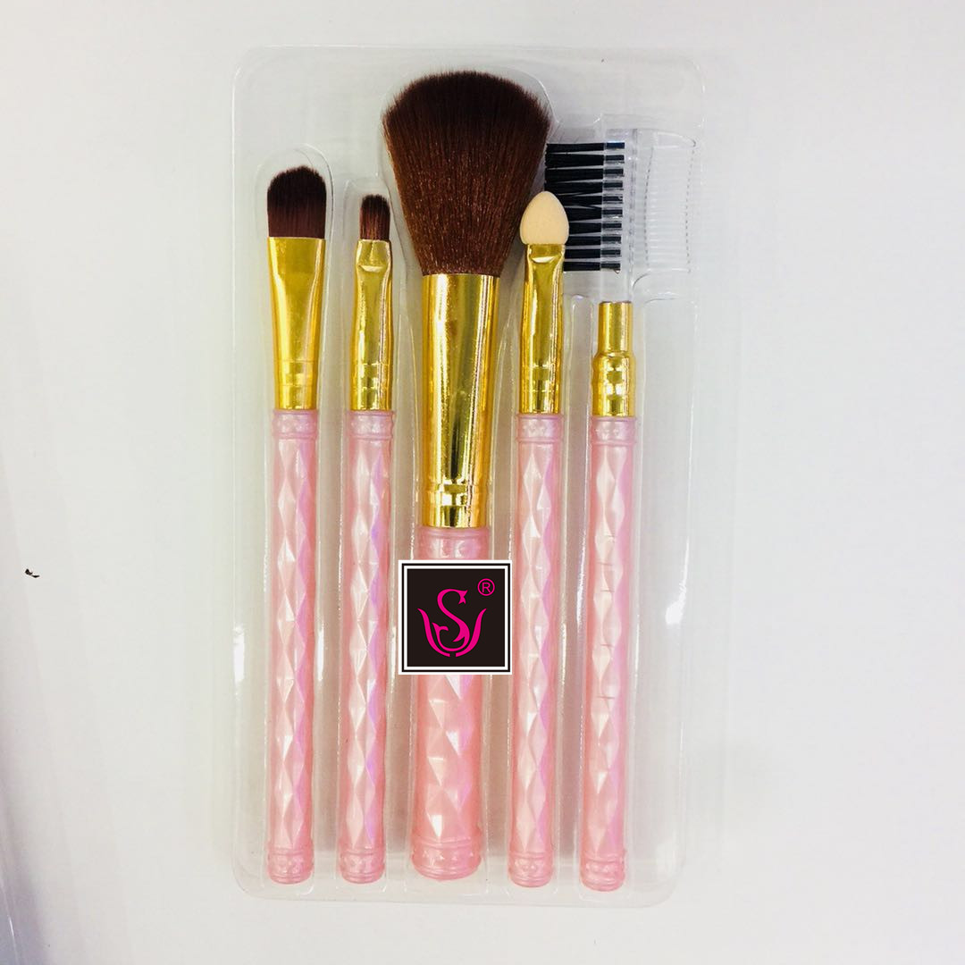 Factory direct sales of Shenglian Ball 5-set boxed makeup brushes, blush brushes, eyeshadow brushes, makeup brushes and beauty tools detail image 3