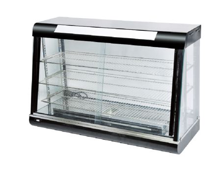 Arc insulation cabinet cooked food heating incubator egg tart Hamburger cooked food display display cabinet