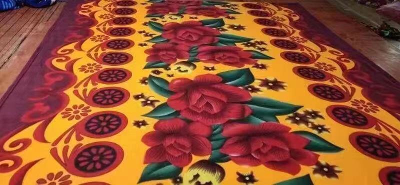 双面绒毛毯