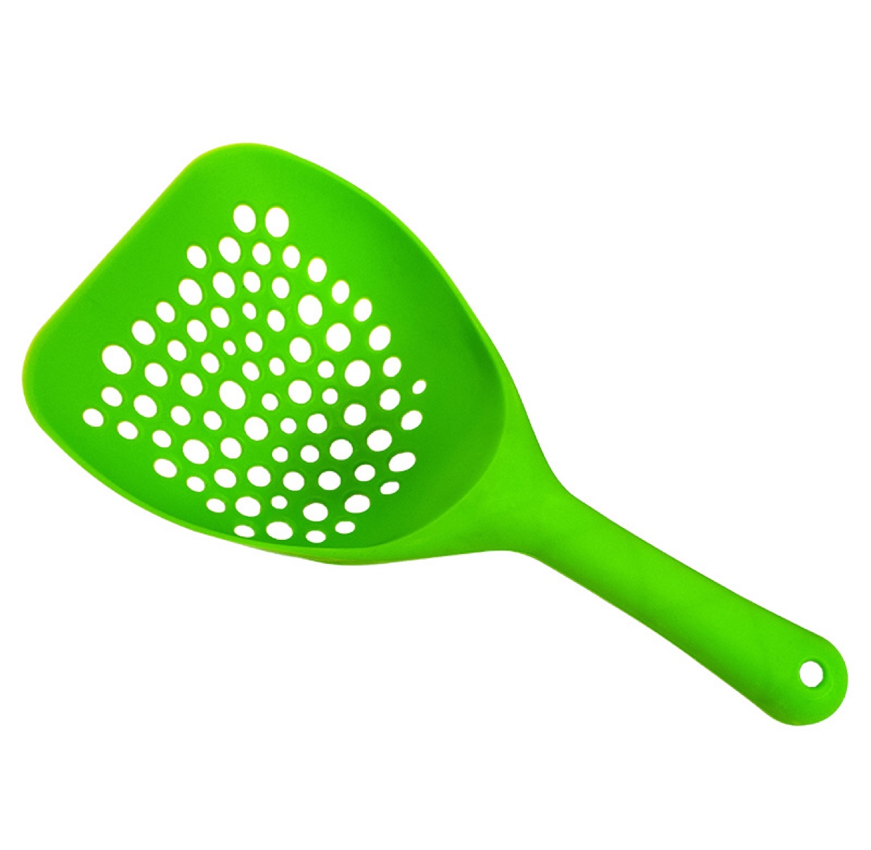 Pet cleaning products manufacturers direct sales round hole large candy color cat litter plastic hollow-out cat litter cat poop shovel Item Picture