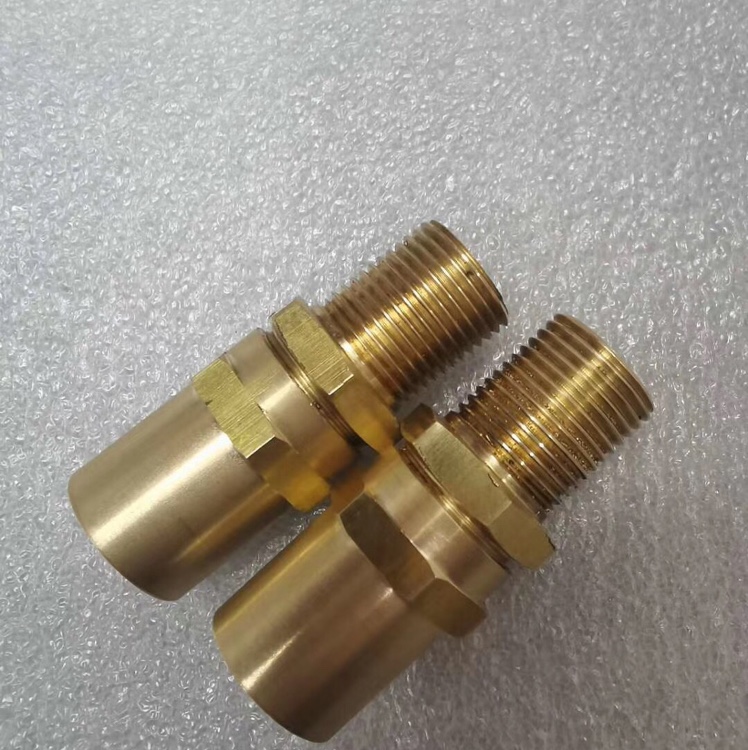 Gasoline diesel fuel one-way check valve threaded copper check valve