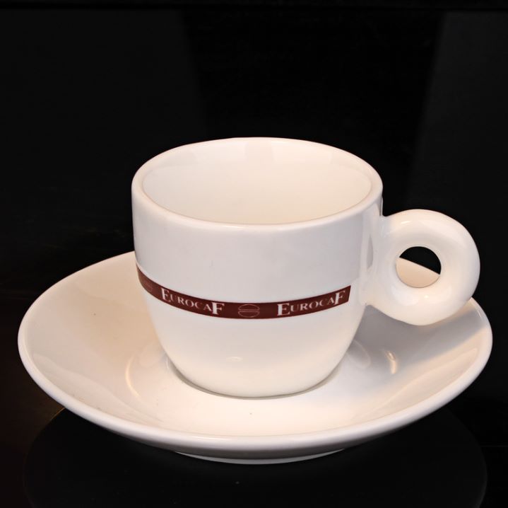 义乌好货 10个意式浓缩米兰咖啡杯 白陶瓷茶杯 50ml