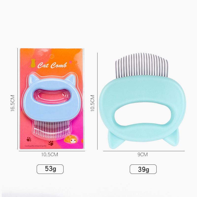 2020 New shell comb cat products, special pet comb and cat brush for opening and closing to remove floating hair Application Scenario