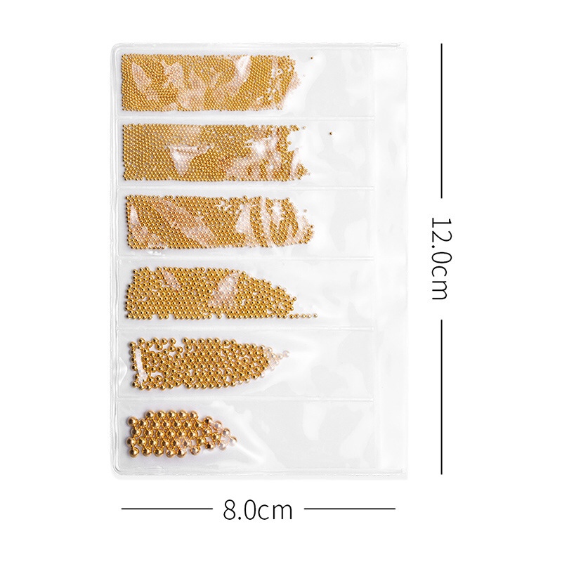 美甲饰品 金银钢珠 美甲鱼子酱 指甲小钢珠0.4/0.6/0.8/1.0/1.2/1.5/2.0/3.0 按kg细节图
