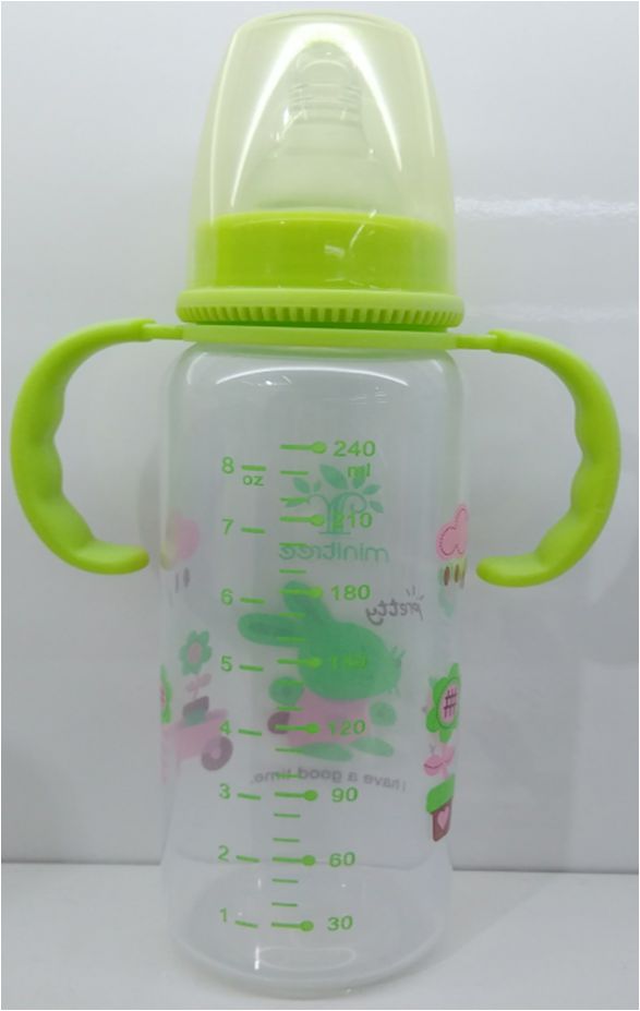 Yiwu Quality PP standard-mouth baby bottle 240ml details Picture