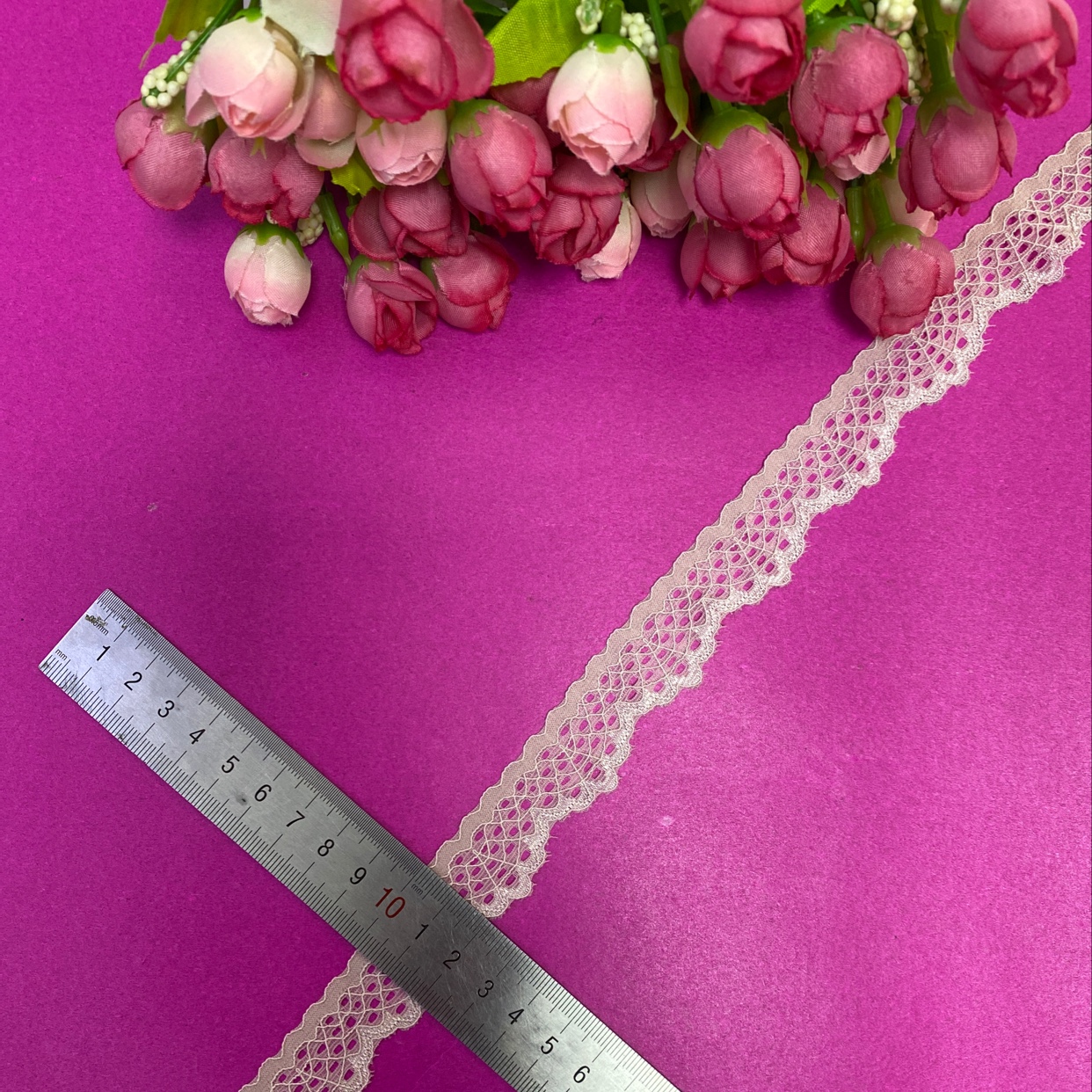 LE0281(2.5CM width) Lace trim, with elastic trim, without elastic trim, eyelash trim, lace fabric, clothing accessories, new style trim details Picture