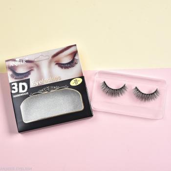 Anjieer3d False Eyelash Natural Thick Cross Simulation Multi-Layer Stereo Eyelash Soft Factory Direct Sales Specification drawing
