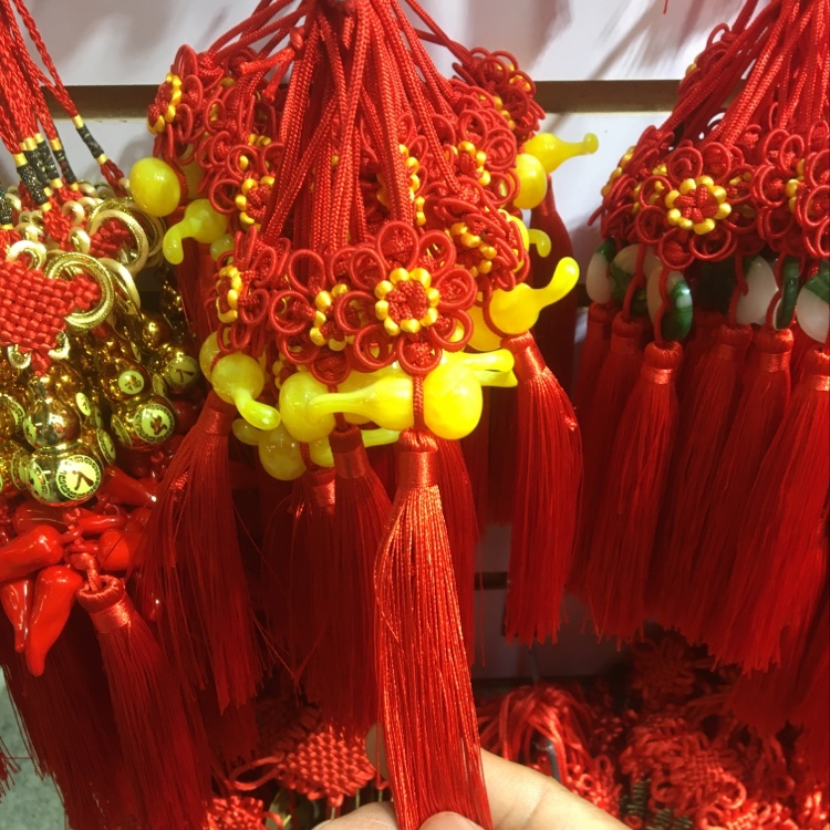 Chinese knot car hangers
