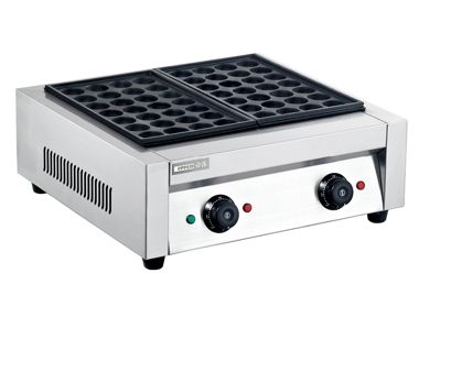 Two-plate electric heating fish ball machine, commercial fish ball machine, takoyaki machine, shrimp egg pulling equipment