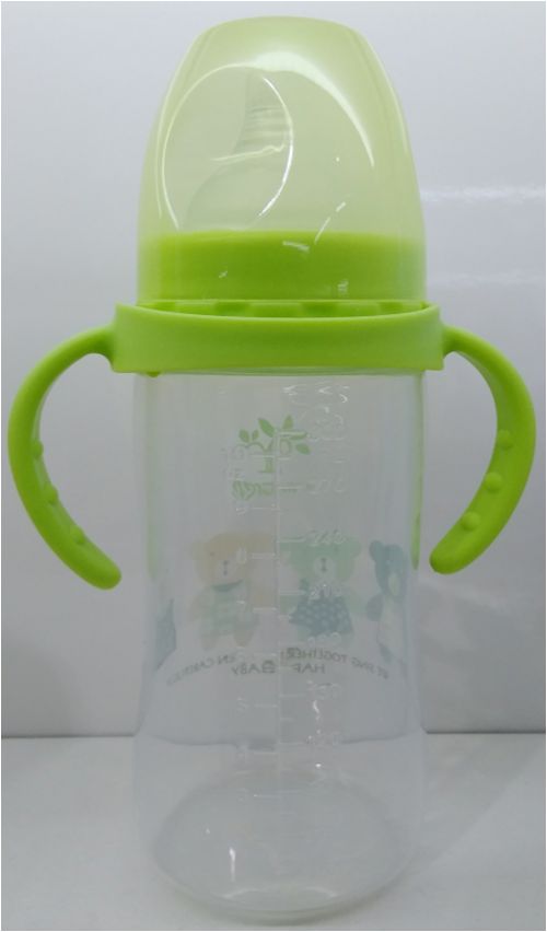 Yiwu Good goods PP wide-mouth baby bottle 300ml details Picture