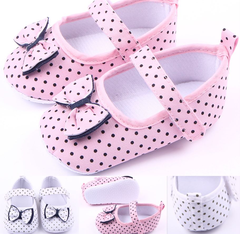 Baby shoes wholesale dot bow princess shoes toddler shoes baby shoes thumbnail