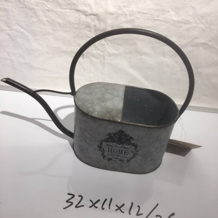 欧式铁艺插花水壶 手彩干花桶整箱批发家居摆件婚庆道具园艺破旧花盆详情图8